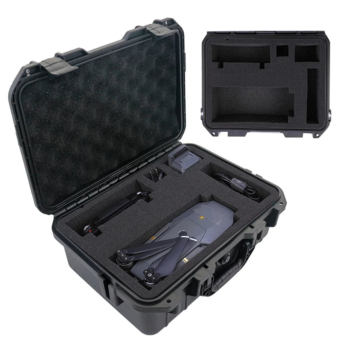 Mallette de Transport Rigide Étanche avec Mousse Prédécoupée – Boîte de Rangement de Sécurité pour Outils, Matériel, Optique, Drone Ma boutique