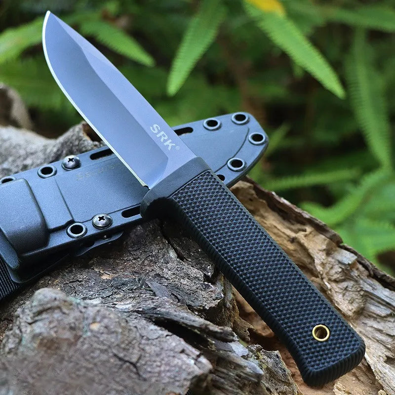 Couteau Droit "Dragon Bone" Haute Dureté – Spécial Outdoor & Survie - BLACKBEARD OUTDOOR INDUSTRIES
