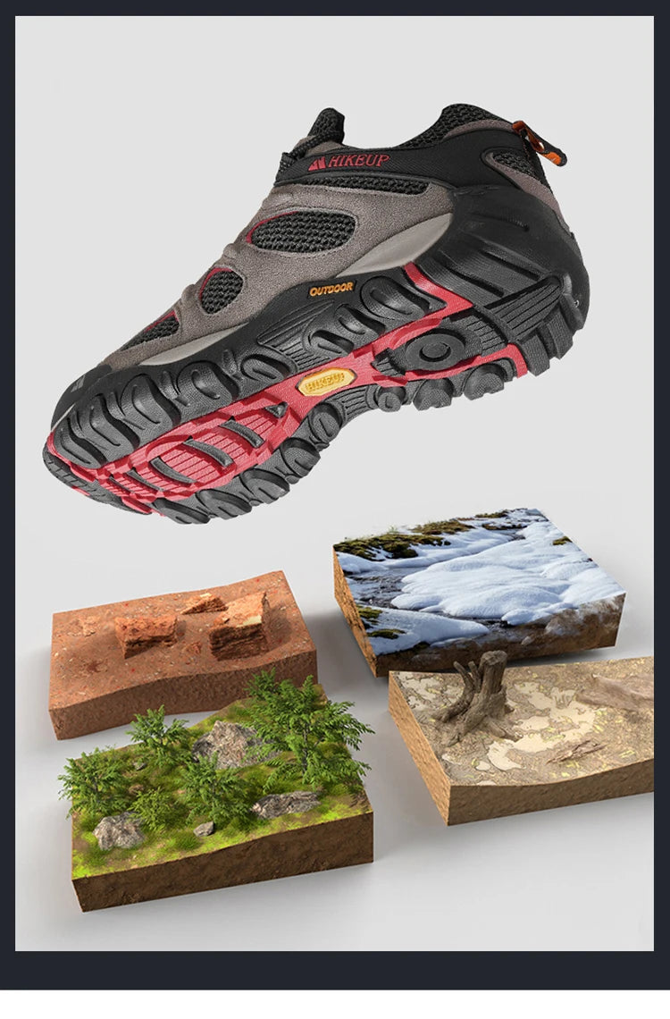 Chaussures de Randonnée Homme HIKEUP – Respirantes, Antidérapantes, Splashproof – Trekking, Chasse, Escalade - BLACKBEARD OUTDOOR INDUSTRIES