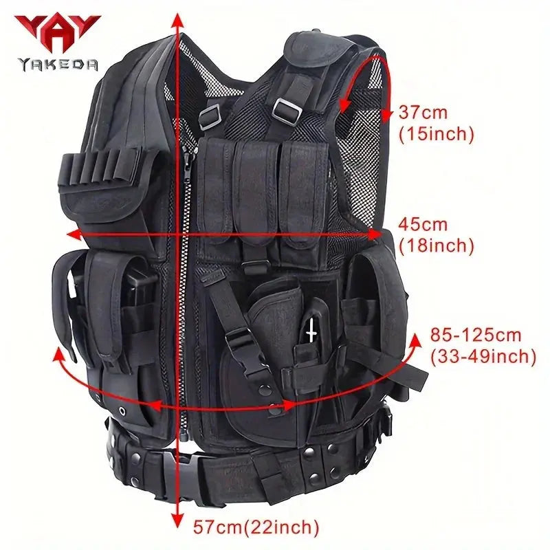 Gilet Tactique YAKEDA 600D Ma boutique