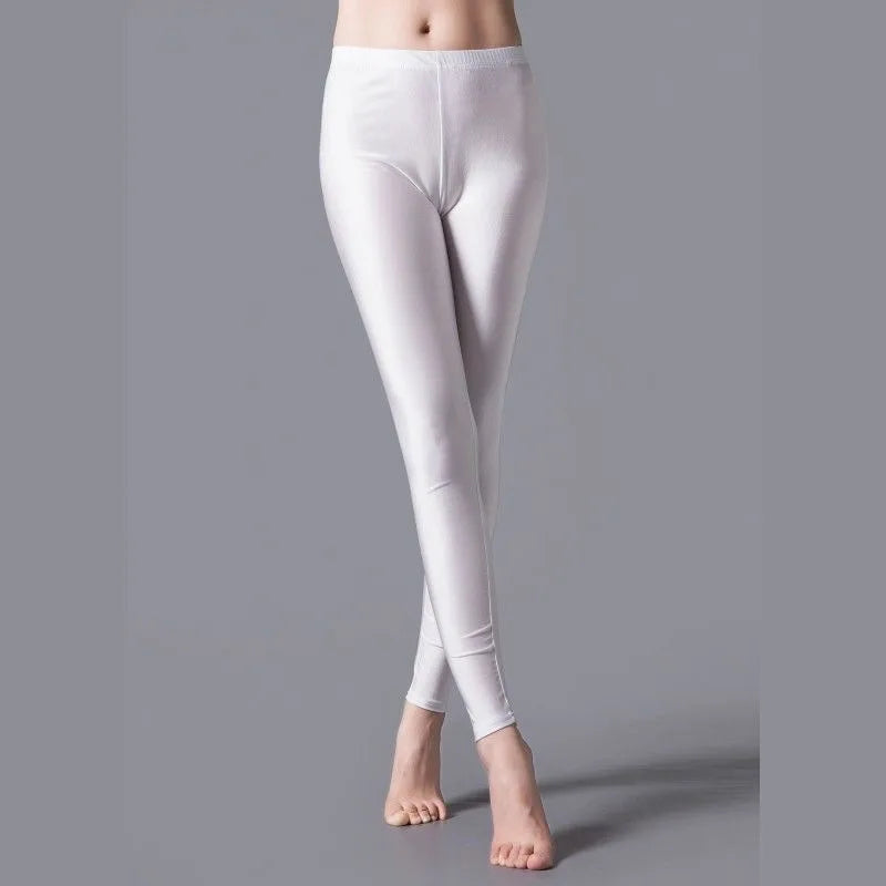 Leggings Skinny Élastiques Femme - Pantalon Crayon Slim Taille Plus, Brillant, Idéal pour Yoga et Activités Sportives - BLACKBEARD OUTDOOR INDUSTRIES