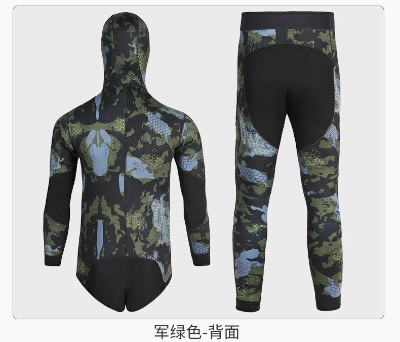 Combinaison Néoprène Homme 3 mm – Pêche, Plongée, Chasse Sous-Marine, Surf et Natation - BLACKBEARD OUTDOOR INDUSTRIES
