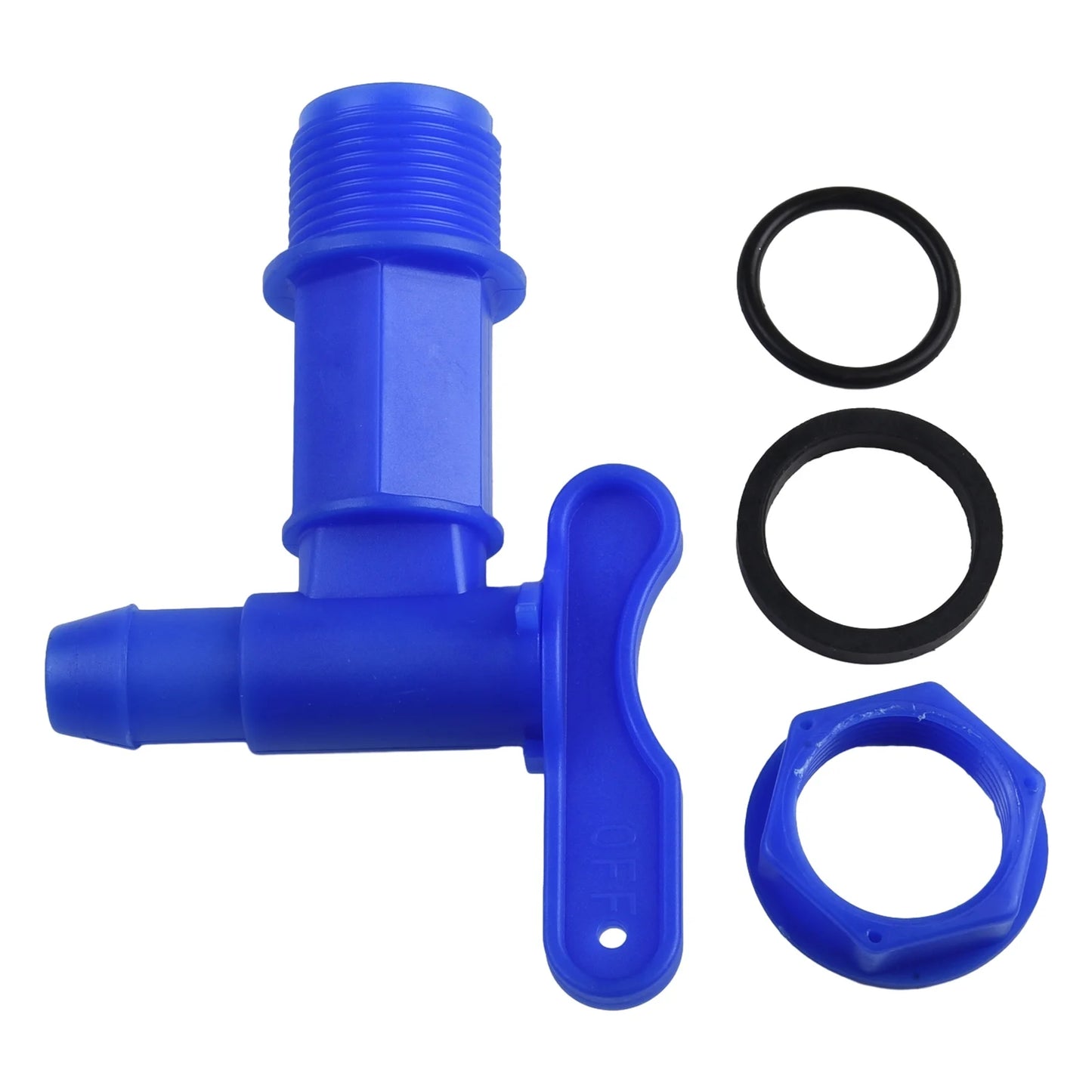 Robinet en plastique pour fût IBC – Raccord de réservoir d’eau/récupérateur d’eau de pluie - BLACKBEARD OUTDOOR INDUSTRIES