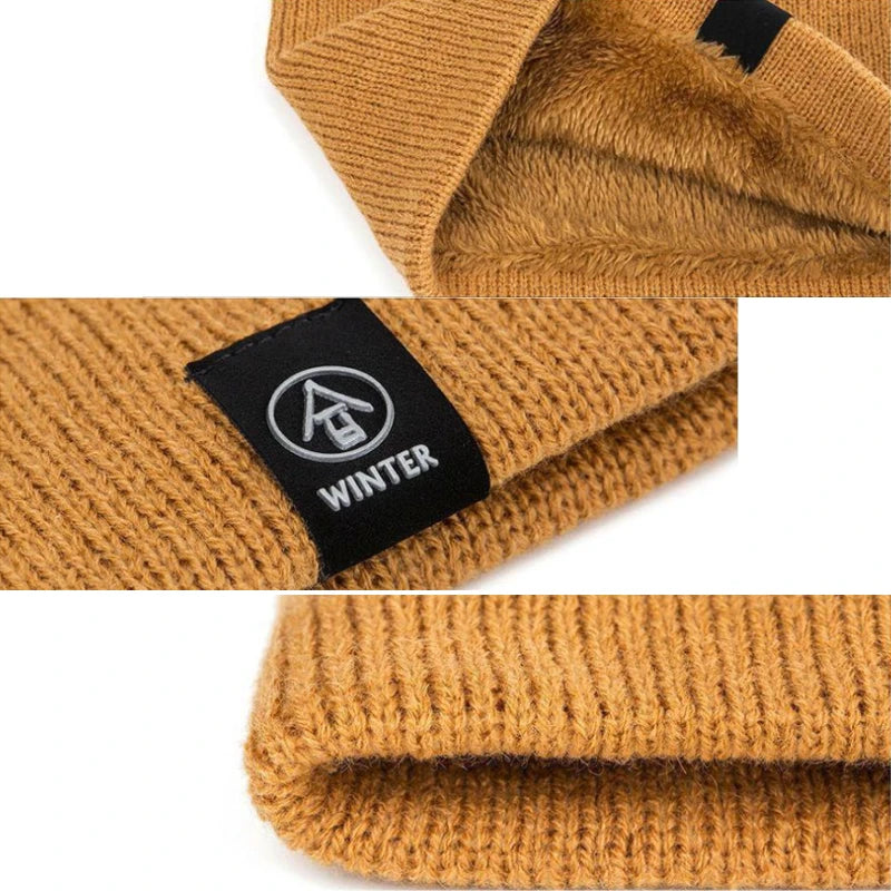 Écharpe Chauffante Tricotée Unisexe – Col de Protection Hiver, Doublure Épaissie, Pour Sport, Course, Randonnée et Activités Extérieures - BLACKBEARD OUTDOOR INDUSTRIES