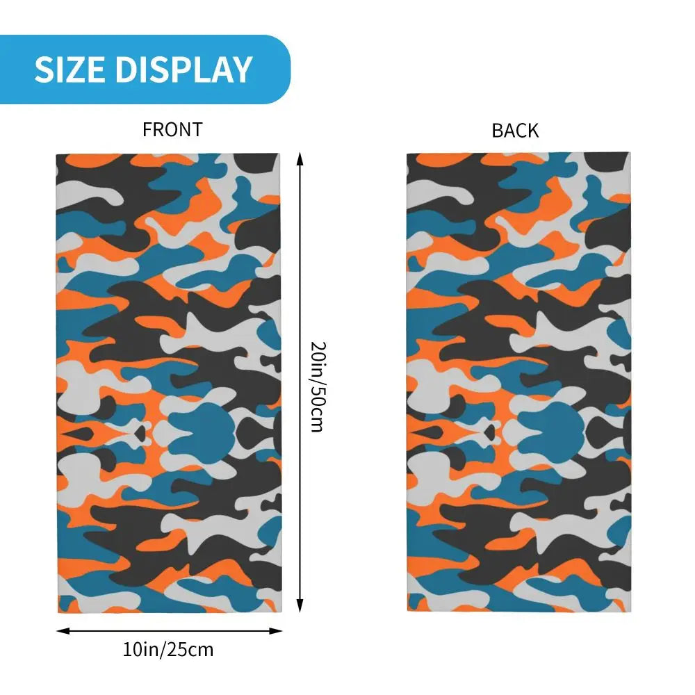 Tiger Stripe Camo – Bandeau Tour de Cou Hiver Multifonction pour Hommes et Femmes | Parfait pour Randonnée, Cyclisme, Sports Outdoor et Usage Quotidien - BLACKBEARD OUTDOOR INDUSTRIES