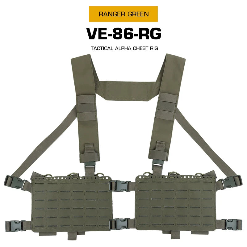 Alpha Chest Rig – Design Séparé avec Système MOLLE | OphidianTac - BLACKBEARD OUTDOOR INDUSTRIES