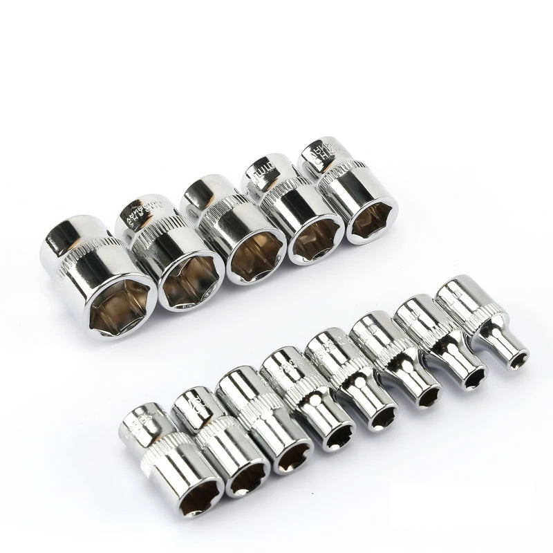 Douille 1/4" Simple – Tailles 4 à 14 mm | Clé à Cliquet, Outil Manuel - BLACKBEARD OUTDOOR INDUSTRIES