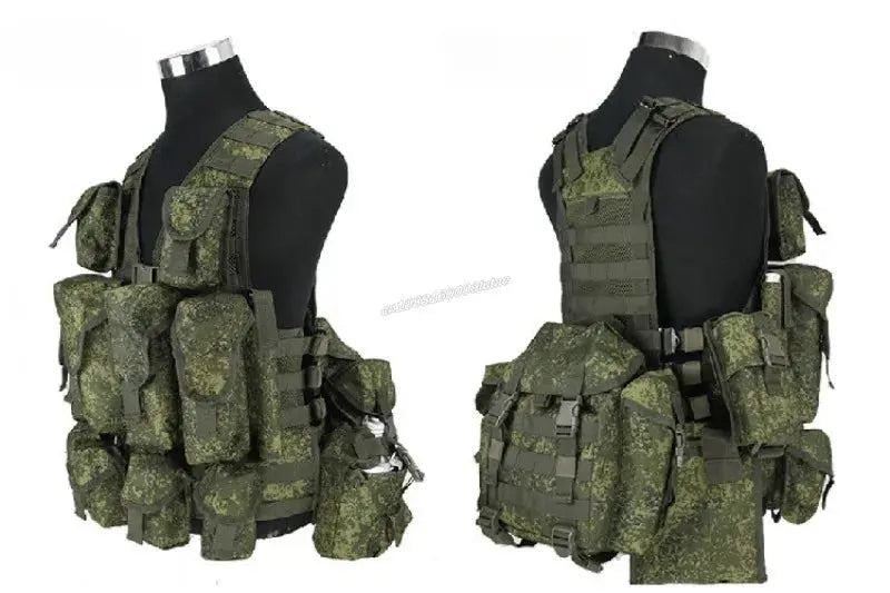 Gilet Tactique 6sh117 MOLLE EMR Little Green Man Ma boutique