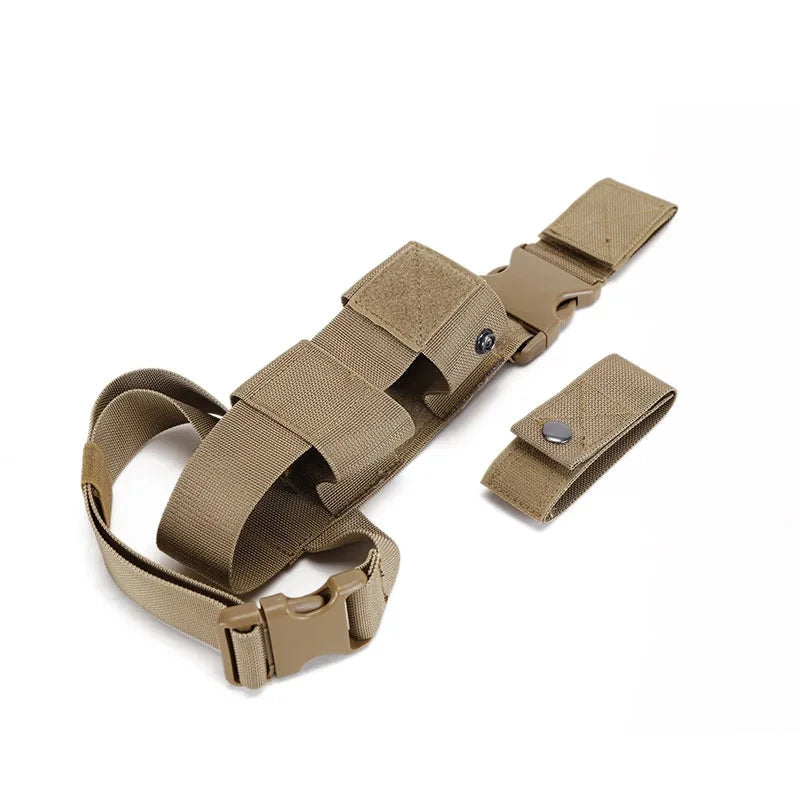 Holster Tactique Cuisse, Pochette MK9 pour Ceinture, Sac de Jambe avec Support pour Spray au Poivre. BLACKBEARD OUTDOOR INDUSTRIES