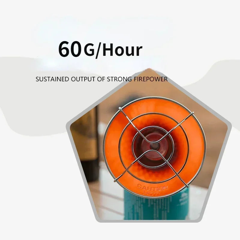 MOUNTAINHIKER Portable Mini Sun Gas Heating Stove Chauffage Gaz Portable Compact pour Camping et Activités Outdoor - BLACKBEARD OUTDOOR INDUSTRIES