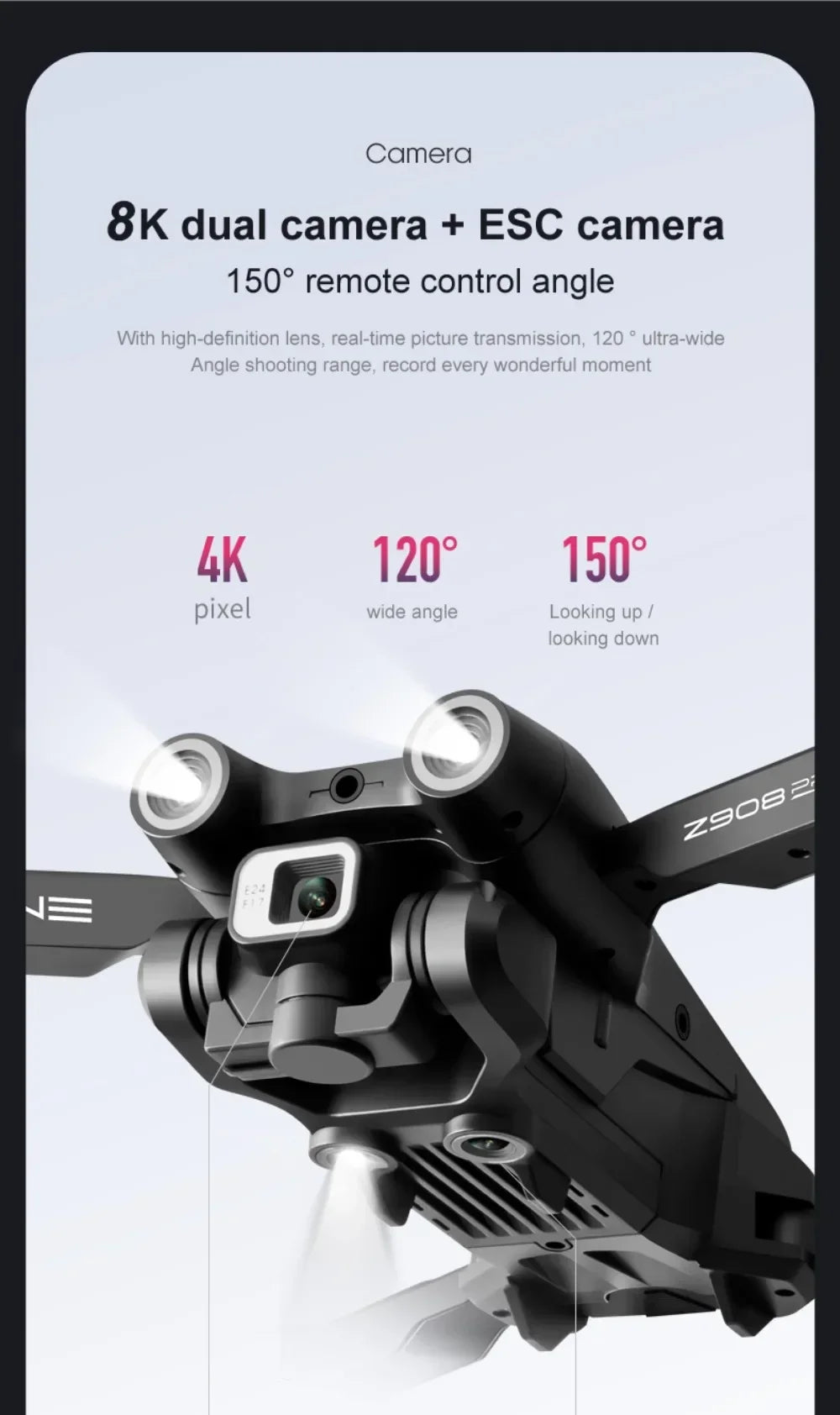 Xiaomi Mijia Z908 Pro max Drone 4K Professional HD Dual Camera 5G WIFI Ma boutique
