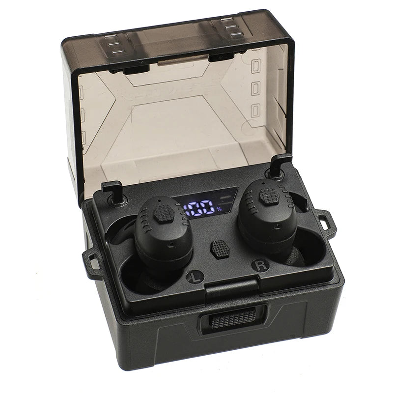Boules Quies de Tir avec Annulation Active du Bruit (ANC) – Protection Auditive Militaire Bluetooth NRR27dB pour Chasse et Tir - BLACKBEARD OUTDOOR INDUSTRIES