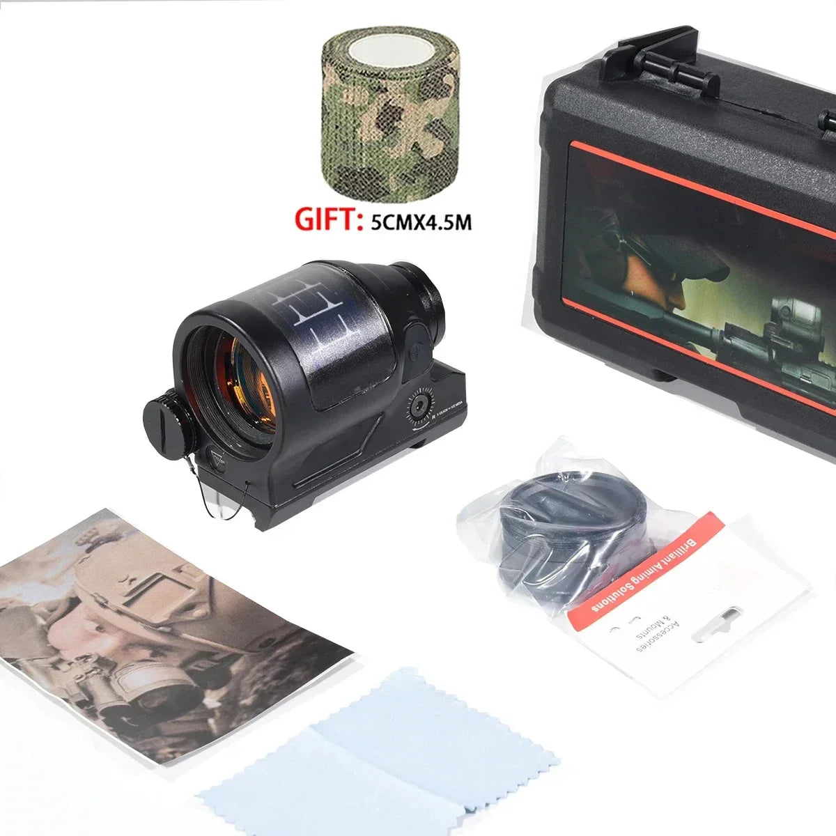 Viseur Point Rouge Tactique – Reflex Red Dot Sight 1x – Collimateur Optique pour Rail 20mm Ma boutique