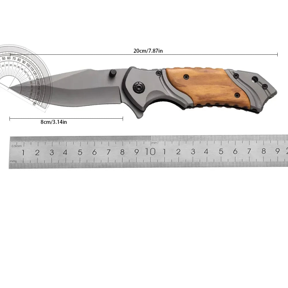 Couteau de Poche de Survie – EDC Multifonction | Autodéfense, Extérieur, Tactique Militaire - BLACKBEARD OUTDOOR INDUSTRIES