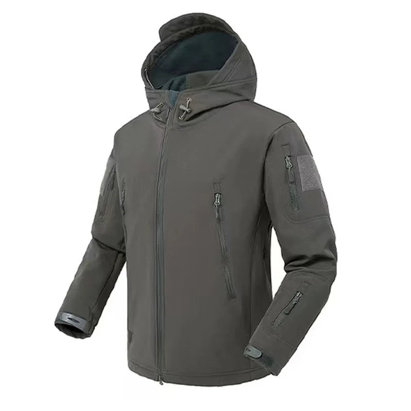 Ensemble Veste & Pantalon Tactique Homme Mazerout | Softshell Imperméable | Fleece Chaud | Randonnée, Pêche, Ski, Sécurité - BLACKBEARD OUTDOOR INDUSTRIES