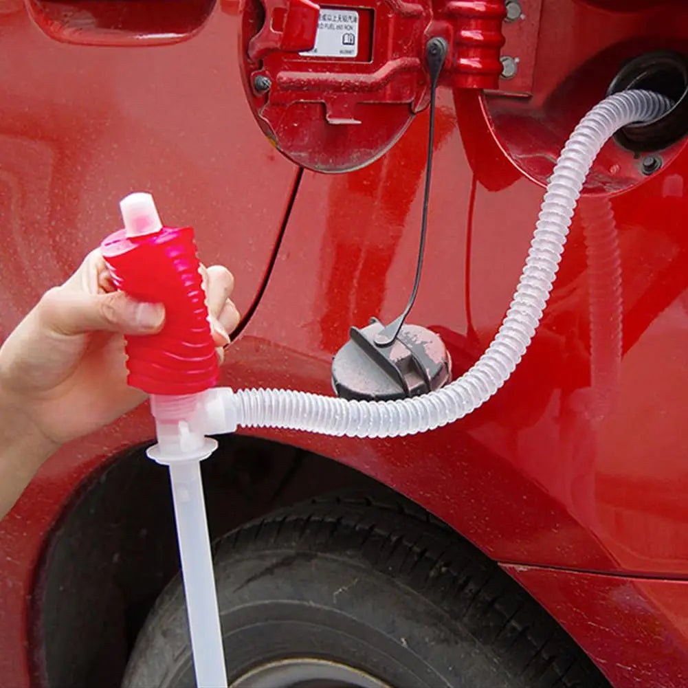Pompe Manuelle de Siphon pour Transfert de Liquides – Pompe à Main Portable pour Essence, Diesel, Huile et Autres Liquides - BLACKBEARD OUTDOOR INDUSTRIES