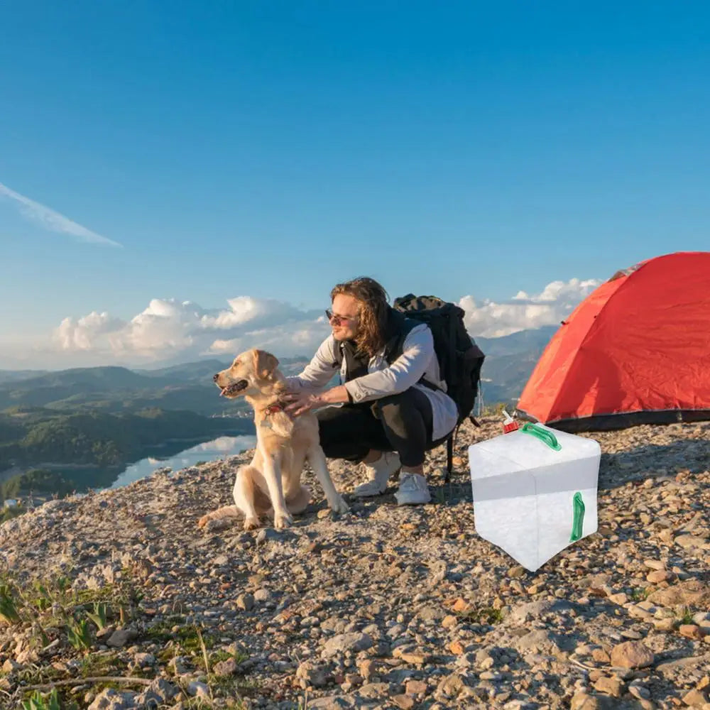 Réservoir d'Eau Pliable 10/20L – Sac à Eau Portable Grande Capacité pour Camping, Randonnée, Activités Extérieures - BLACKBEARD OUTDOOR INDUSTRIES
