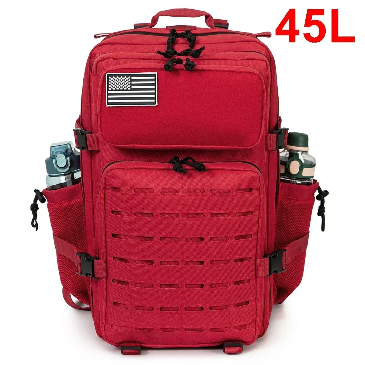 Sac à Dos Tactique 25L / 45L pour Homme et Femme – Laser Cut MOLLE, Sac Polyvalent pour Randonnée, École et Gym - BLACKBEARD OUTDOOR INDUSTRIES