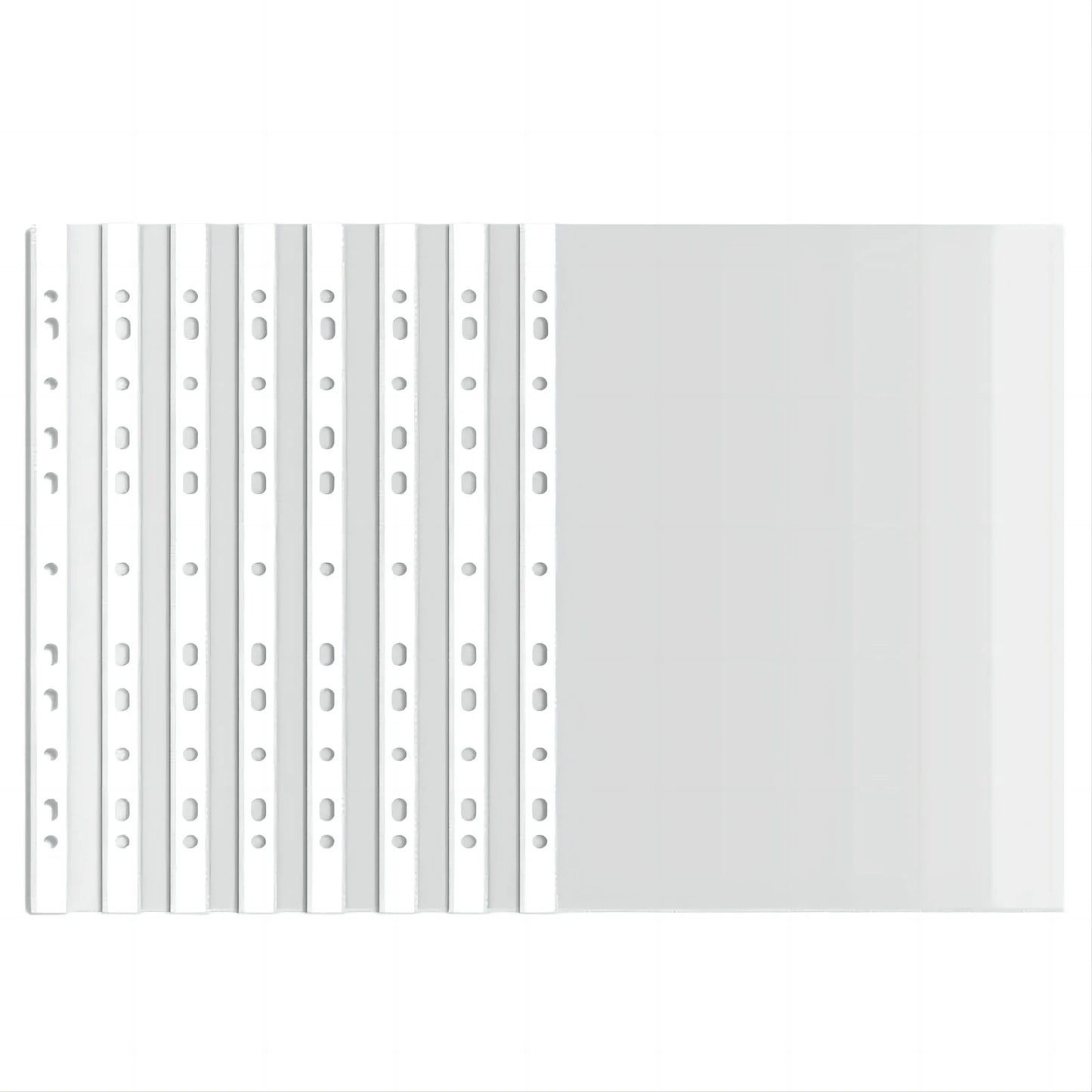 Lot de 100 Pochettes Plastiques A4 – 11 Trous Standard - BLACKBEARD OUTDOOR INDUSTRIES