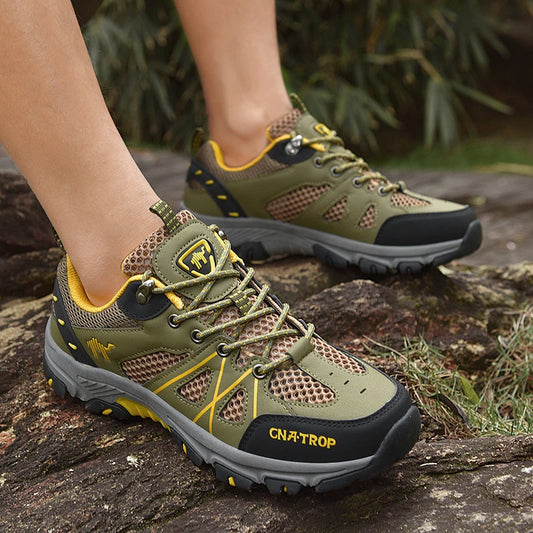 Chaussures de Randonnée Homme - Respirantes en Mesh, Légères et Résistantes - Chaussures de Sport pour Randonnée, Chasse et Activités Tactiques - BLACKBEARD OUTDOOR INDUSTRIES