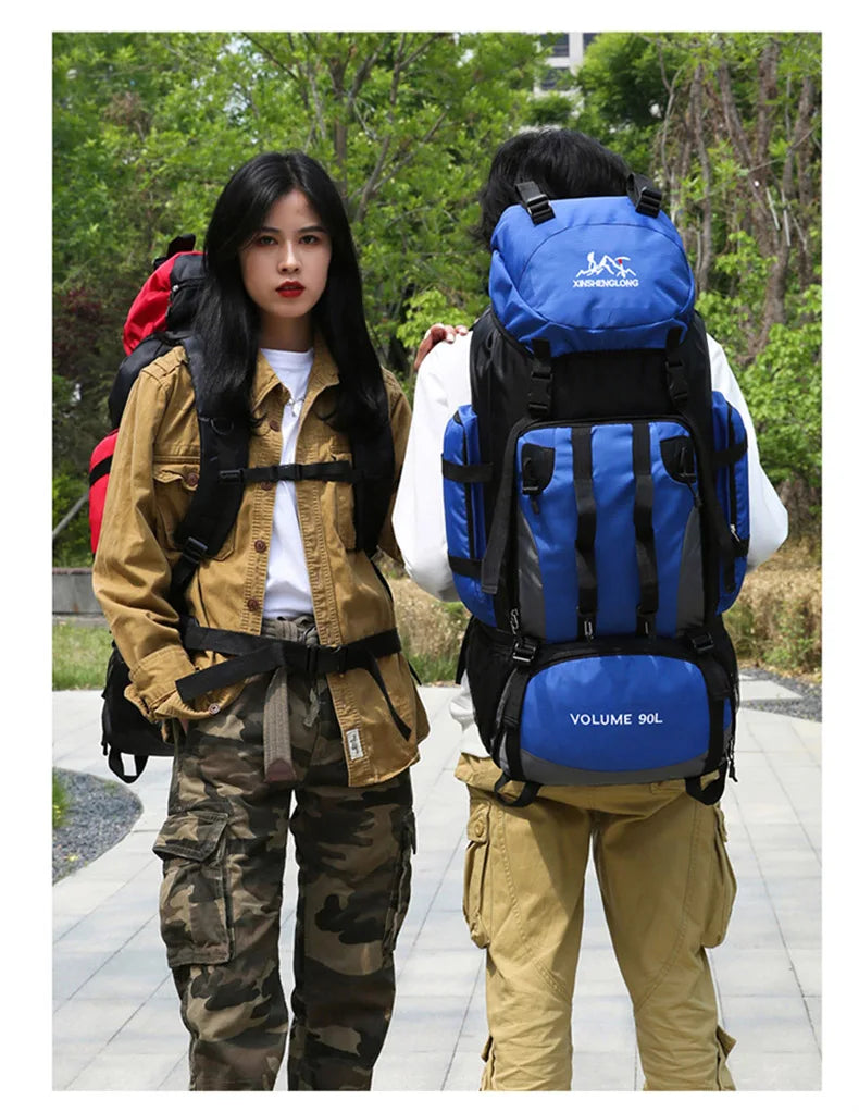 Sac à Dos de Randonnée Imperméable 90L – Sac de Voyage et de Camping avec Grande Capacité, Idéal pour Trekking et Aventures Extérieures - BLACKBEARD OUTDOOR INDUSTRIES