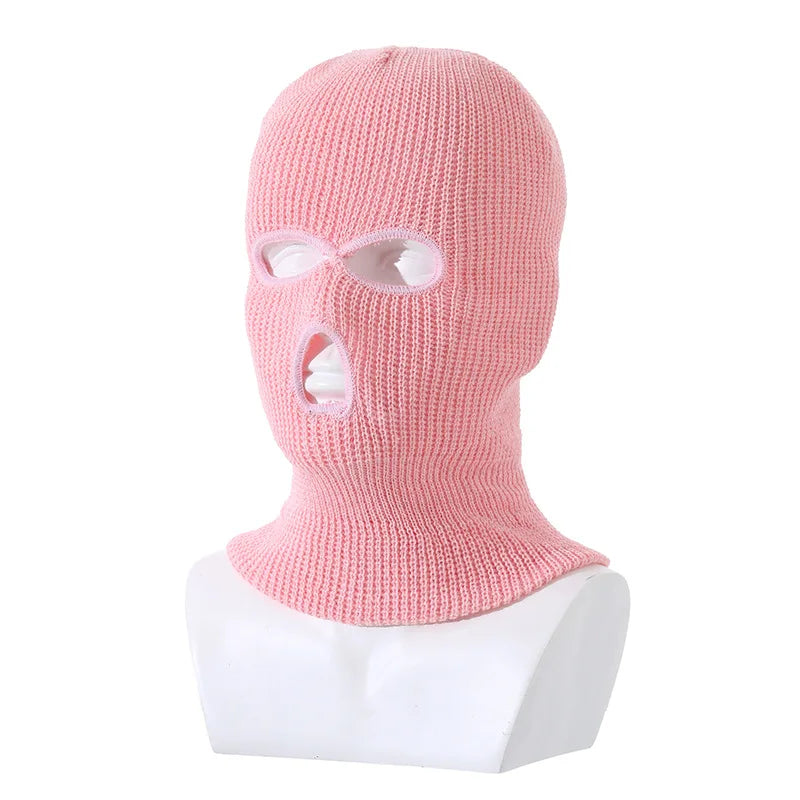 Balaclava cagoule trois trous en fibre acrylique Ma boutique