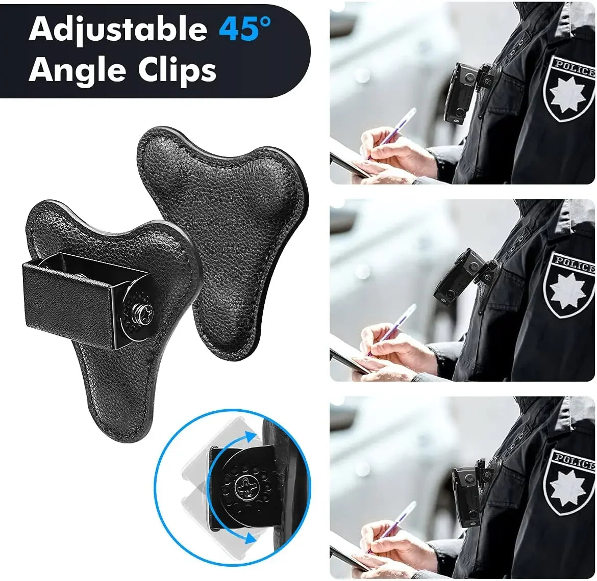 Support Magnétique pour Caméra Corporale BOBLOV – Clip à Suction Magnétique Universel avec 6 Aimants Puissants, Convient à Tous les Modèles de Caméras Corporelles KJ21 N9 - BLACKBEARD OUTDOOR INDUSTRIES
