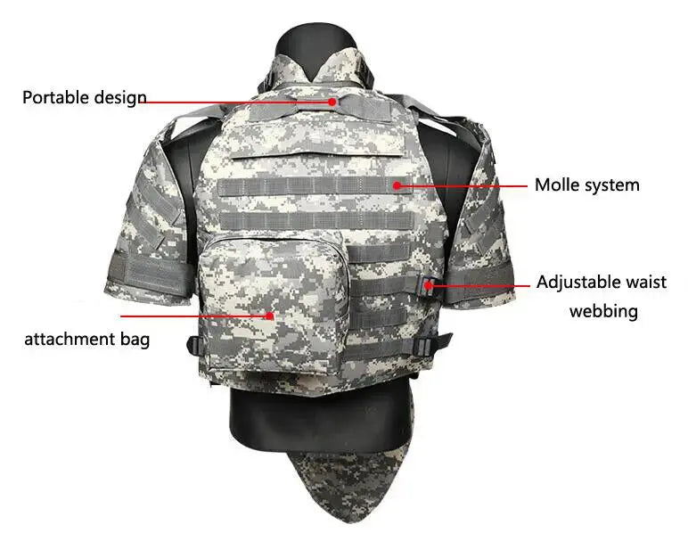 Molle OTV Combat Vest – Gilet de Combat Tactique Ajustable Ma boutique
