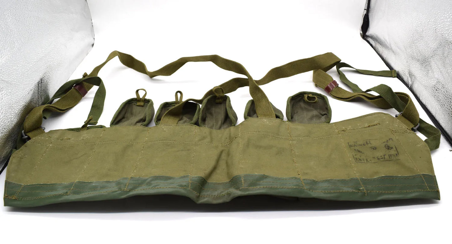 Pochette Chest Rig Surplus 7,62 mm Type 63 (68) – Poche d’Équipement Militaire Vintage - BLACKBEARD OUTDOOR INDUSTRIES