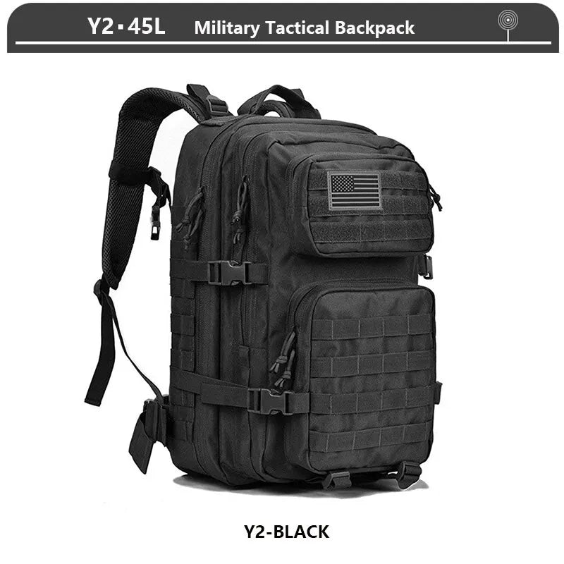 Sac à Dos Tactique 3 Jours – 38/45L | Imperméable, Résistant, Molle | Randonnée, Militaire, Survie - BLACKBEARD OUTDOOR INDUSTRIES