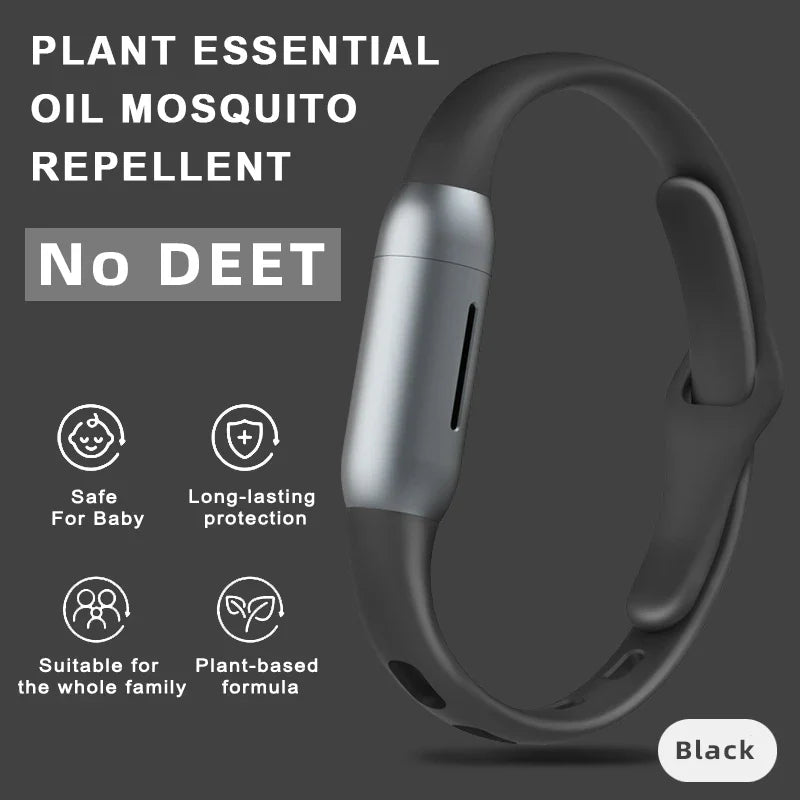 Bracelet Répulsif Anti-Moustiques en Silicone - Protection Naturelle contre les Piqûres de Moustiques pour Adultes et Enfants - BLACKBEARD OUTDOOR INDUSTRIES