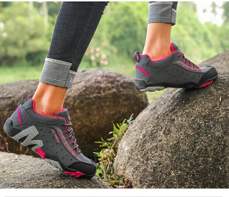 Chaussures de Randonnée Imperméables – Trekking Outdoor Unisexe | Printemps & Mi-saison | Cuir Véritable - BLACKBEARD OUTDOOR INDUSTRIES