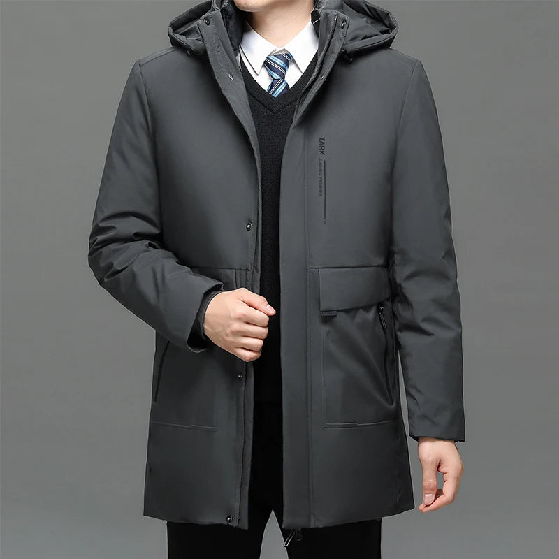 Parka Homme d'Hiver avec Col à Capuche, Résistante à l'Eau et au Vent - Confort et Chaleur -40°C BLACKBEARD OUTDOOR INDUSTRIES