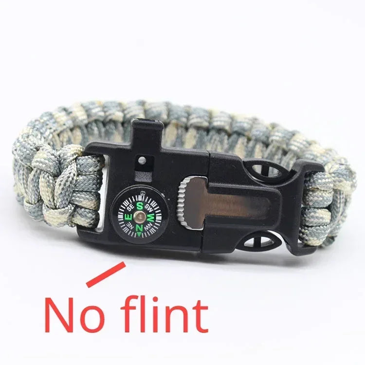 Bracelet de Survie Multi-fonction en Paracorde 4 mm – Équipement Militaire d'Urgence - BLACKBEARD OUTDOOR INDUSTRIES