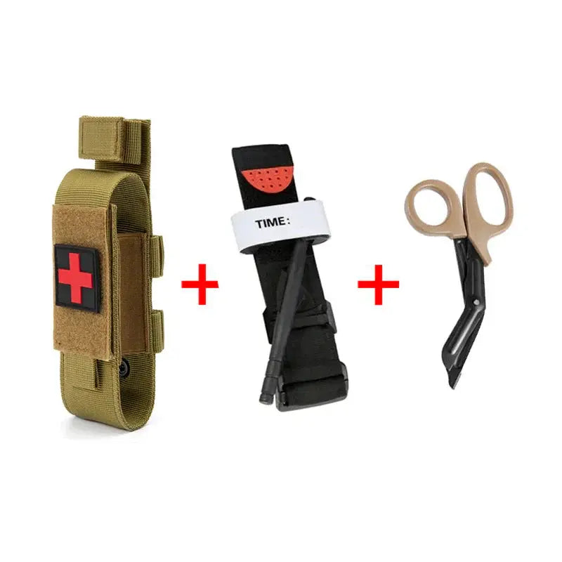 Kit de Premiers Secours avec Garrot CAT MOLLE – Set de Survie Médical Ma boutique
