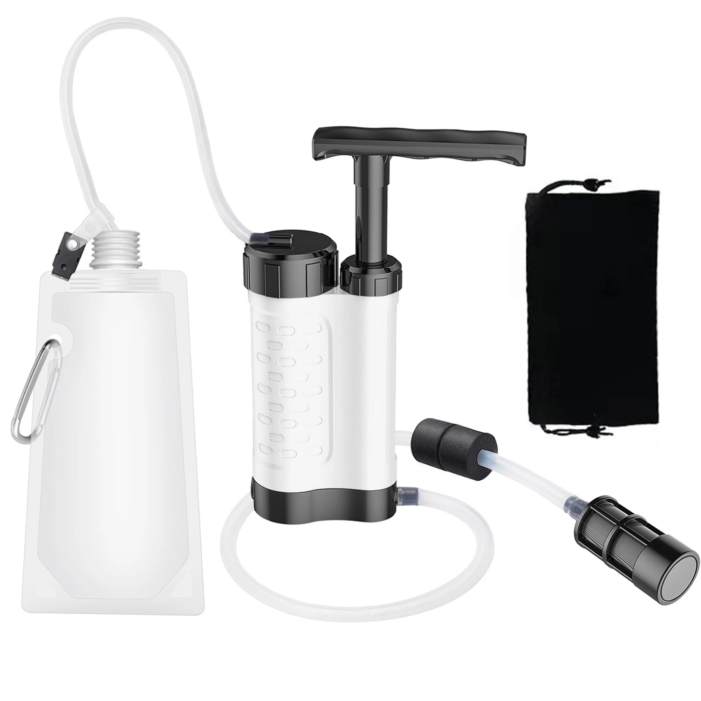 Pompe Purificateur d’Eau avec Filtre 0.01 Micron – Système de Filtration Portable pour Survie, Camping & Randonnée - BLACKBEARD OUTDOOR INDUSTRIES