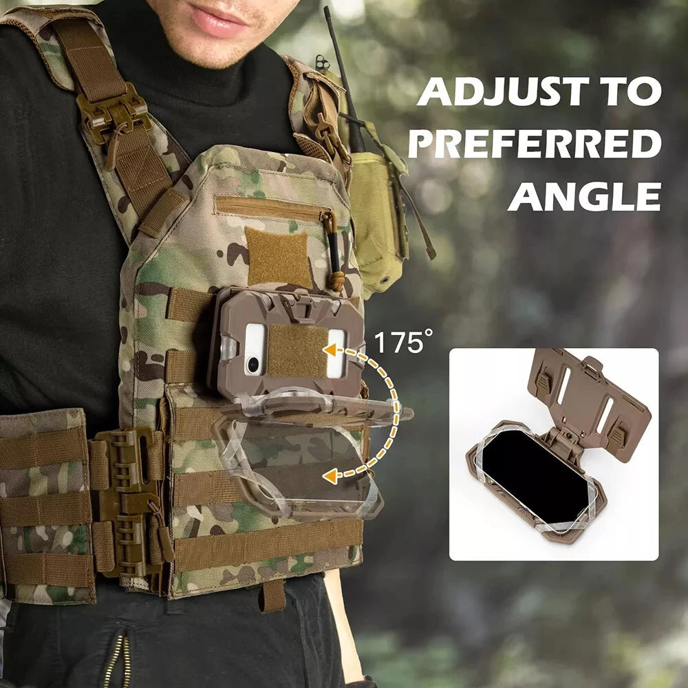 Étui de Poitrine Tactique pour Smartphone – Support MOLLE Universel Ma boutique