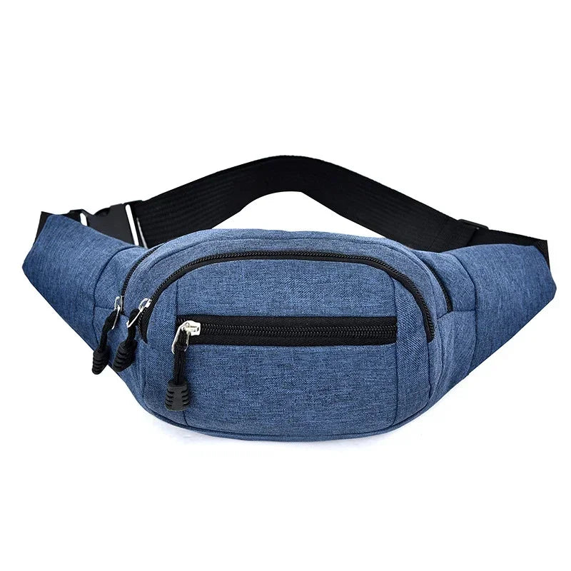 Sac Banane Homme Étanche – Style Coréen, Toile Oxford, Multi-usage - BLACKBEARD OUTDOOR INDUSTRIES