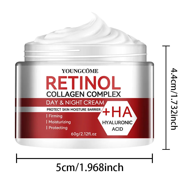 Crème Visage Anti-Âge et Hydratante au Rétinol et Collagène | Soin Réparateur Profond pour Peau Sèche et Mature - BLACKBEARD OUTDOOR INDUSTRIES