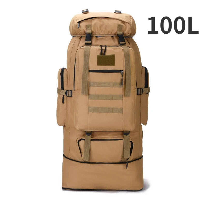 Sac à Dos Tactique 80L / 100L – Grand Volume pour Randonnée, Camping & Trekking - BLACKBEARD OUTDOOR INDUSTRIES