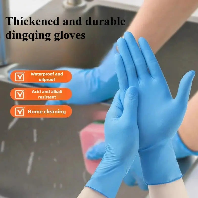 Gants Jetables en Nitrile Bleu – Étanches et Résistants - BLACKBEARD OUTDOOR INDUSTRIES