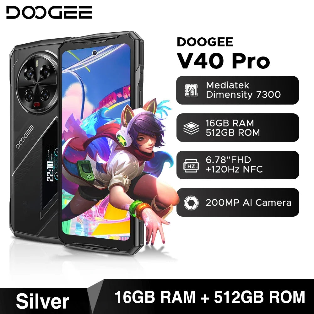 DOOGEE V40 Pro 5G – Smartphone Rugged Gamer - BLACKBEARD OUTDOOR INDUSTRIES