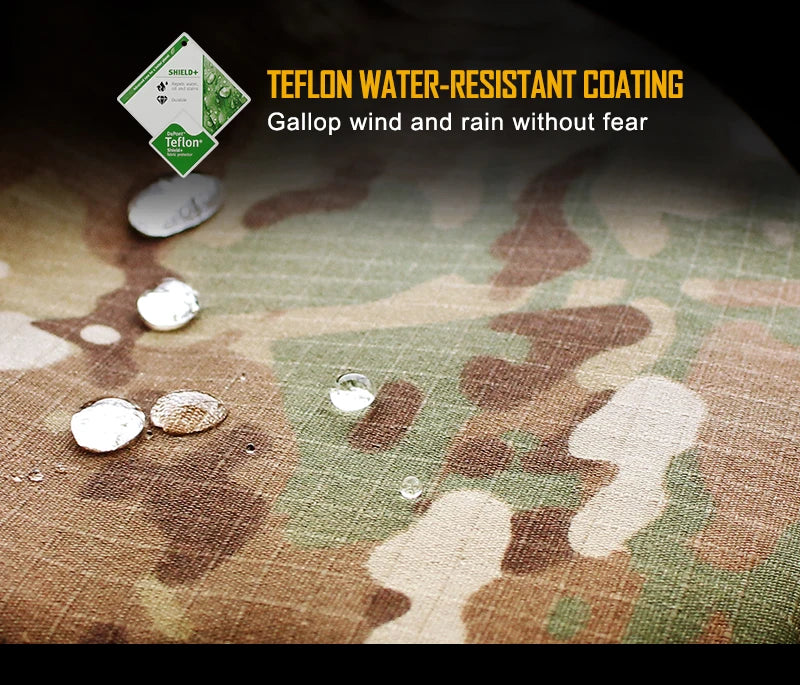 Pantalon de Combat Militaire avec Genouillères - Camouflage Multicam CP | Tactique, Travail et Chasse BLACKBEARD OUTDOOR INDUSTRIES