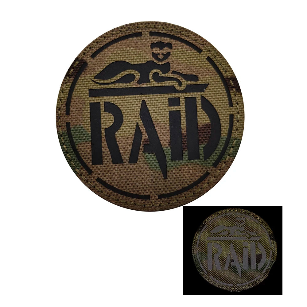 Patch Tactique France GIGN Infrared – Brodé avec Drapeau et Effet Réfléchissant IR - BLACKBEARD OUTDOOR INDUSTRIES