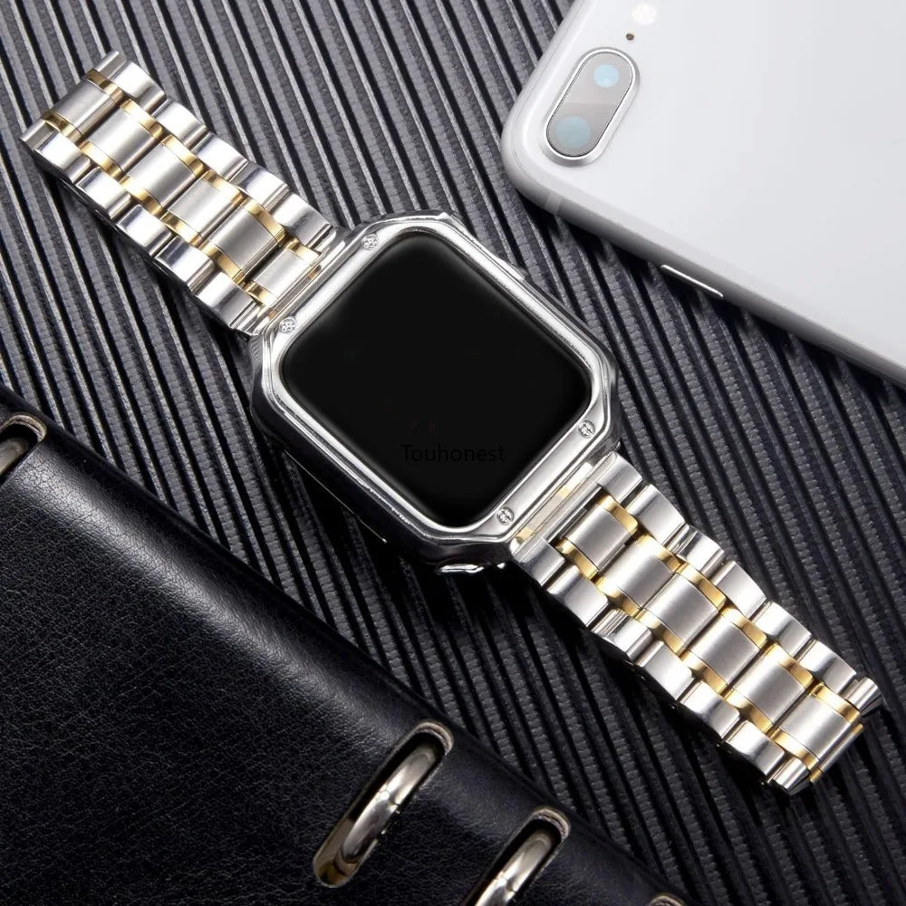 Bracelet en Acier Inoxydable pour Apple Watch – Bandes Métalliques pour iWatch Ultra / Series 10/9/8/7/6/5/4/3/SE BLACKBEARD OUTDOOR INDUSTRIES