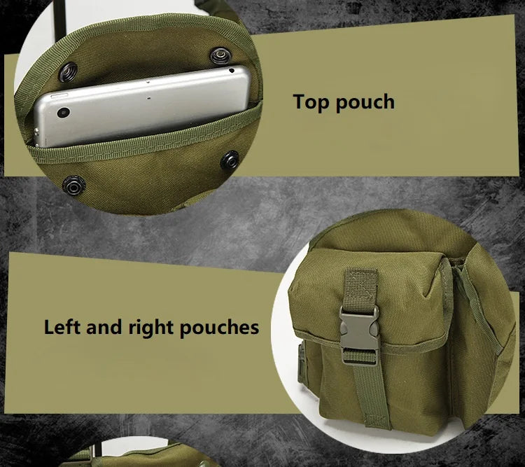 Chest rig Tactique Molle Body Armor – Camouflage Woodland, Porte-Chargeurs et Accessoires de Combat pour Airsoft et Chasse BLACKBEARD OUTDOOR INDUSTRIES