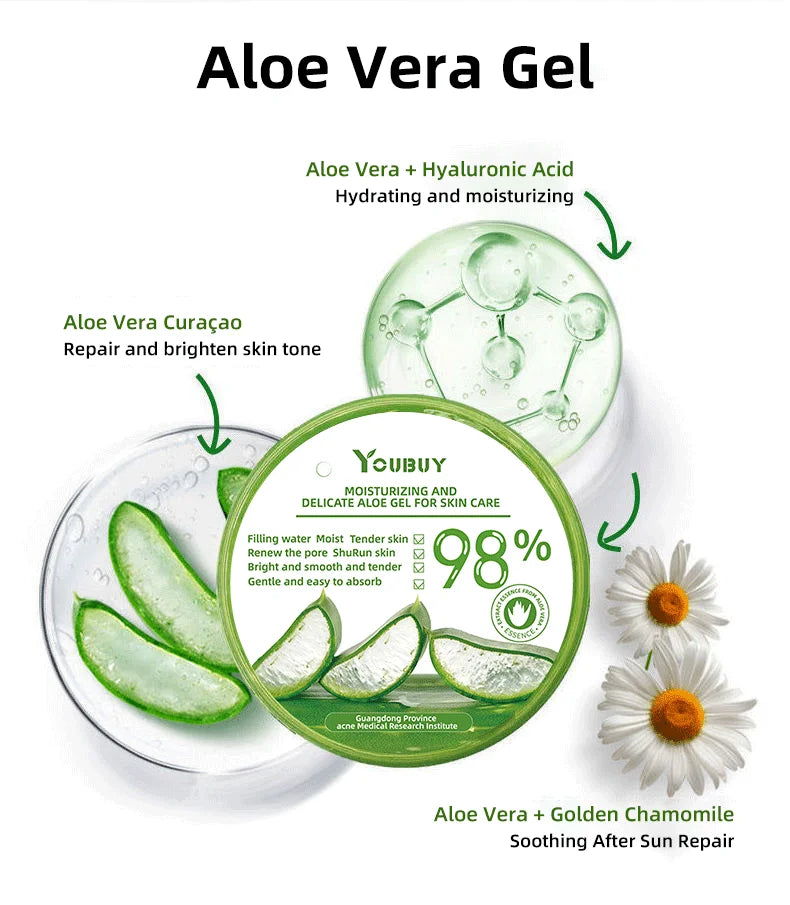 Gel Hydratant à l’Aloe Vera – Soin Visage Naturel & Éclaircissant - BLACKBEARD OUTDOOR INDUSTRIES