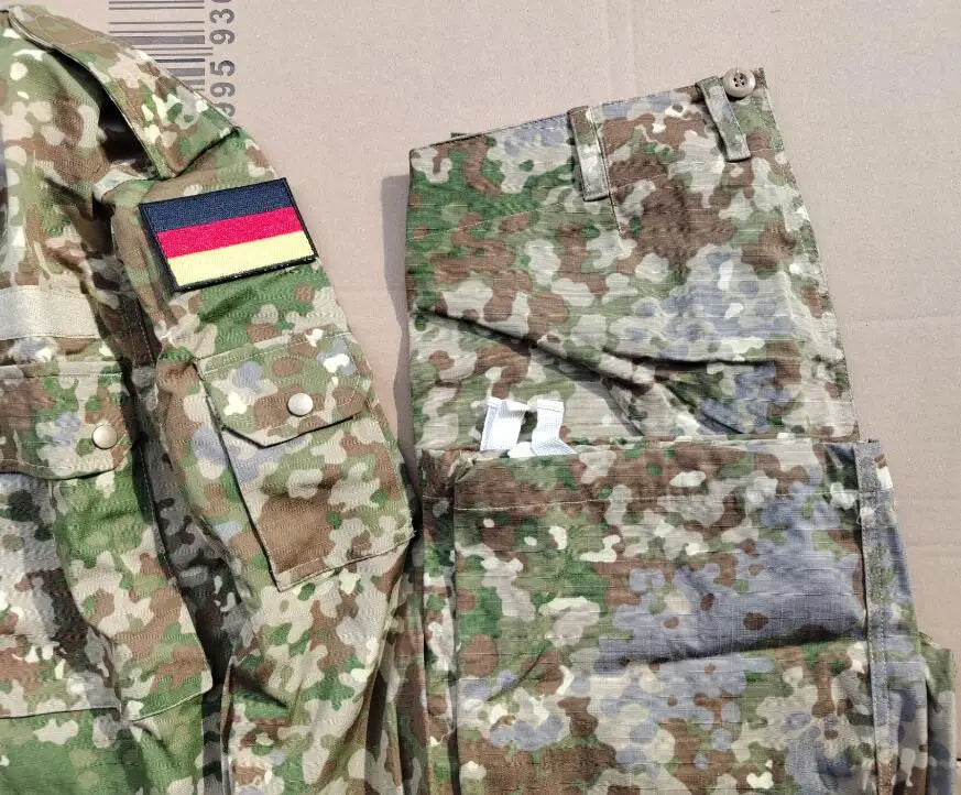 German Flecktarn All Terrain Camouflage Uniform - Uniforme Millitaire Allemand - BLACKBEARD OUTDOOR INDUSTRIES