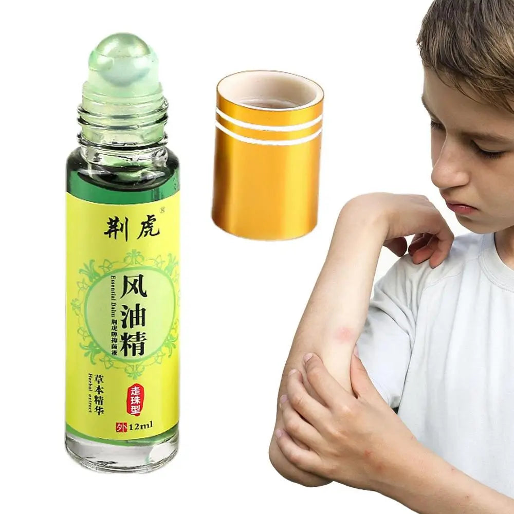 Balm Roll-on Huile Essentielle de Tigre - Soulagement des Maux de Tête, Nausées et Mal des Transports, Prévention des Piqûres de Moustiques - BLACKBEARD OUTDOOR INDUSTRIES