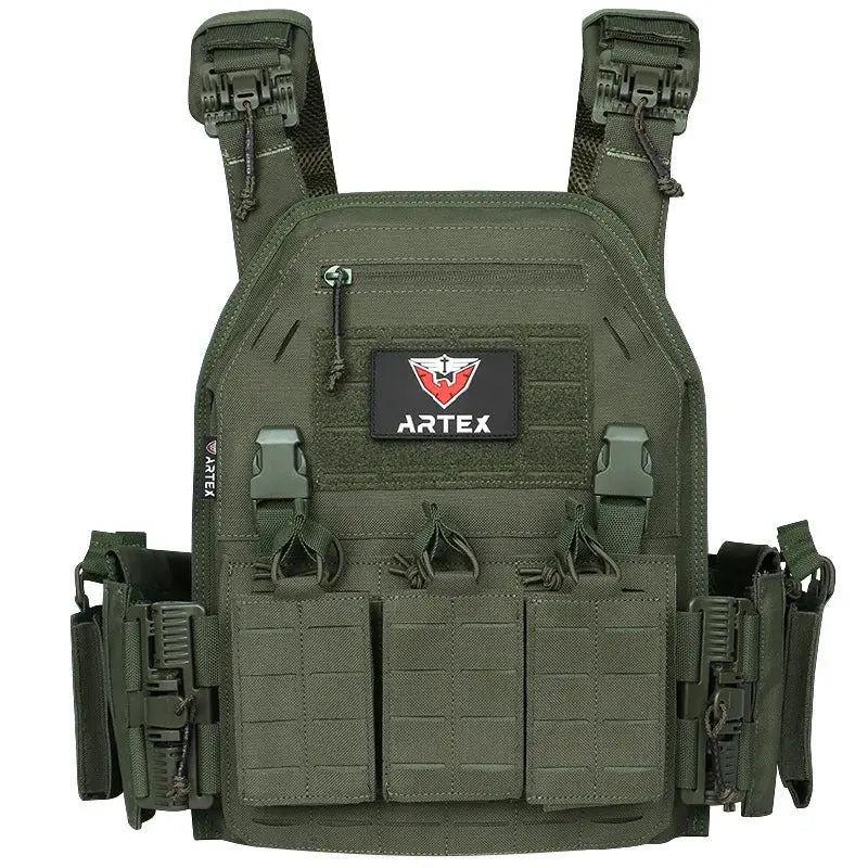 Gilet Tactique ARTEX Plate Carrier – Dégrafe Rapide, Molle Laser Cut, 1000D Ma boutique